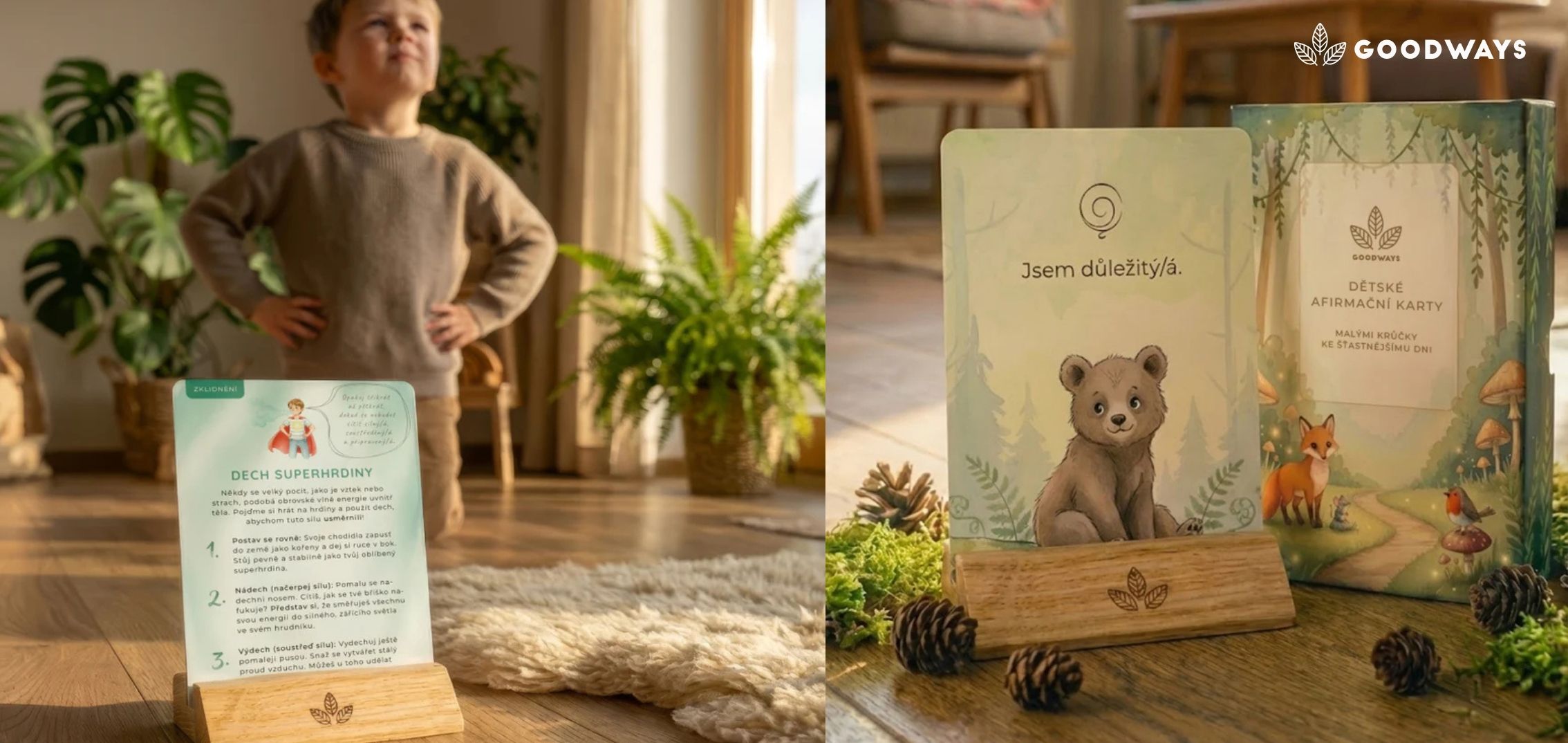 Dětské afirmační karty GoodWays